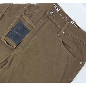 Denizen from Levi's 232 Slim Straight Leg Jeans Mens 38x30 Brown Stretch NWOT